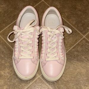 Tory Sport Pink and Cream Women's Sneakers